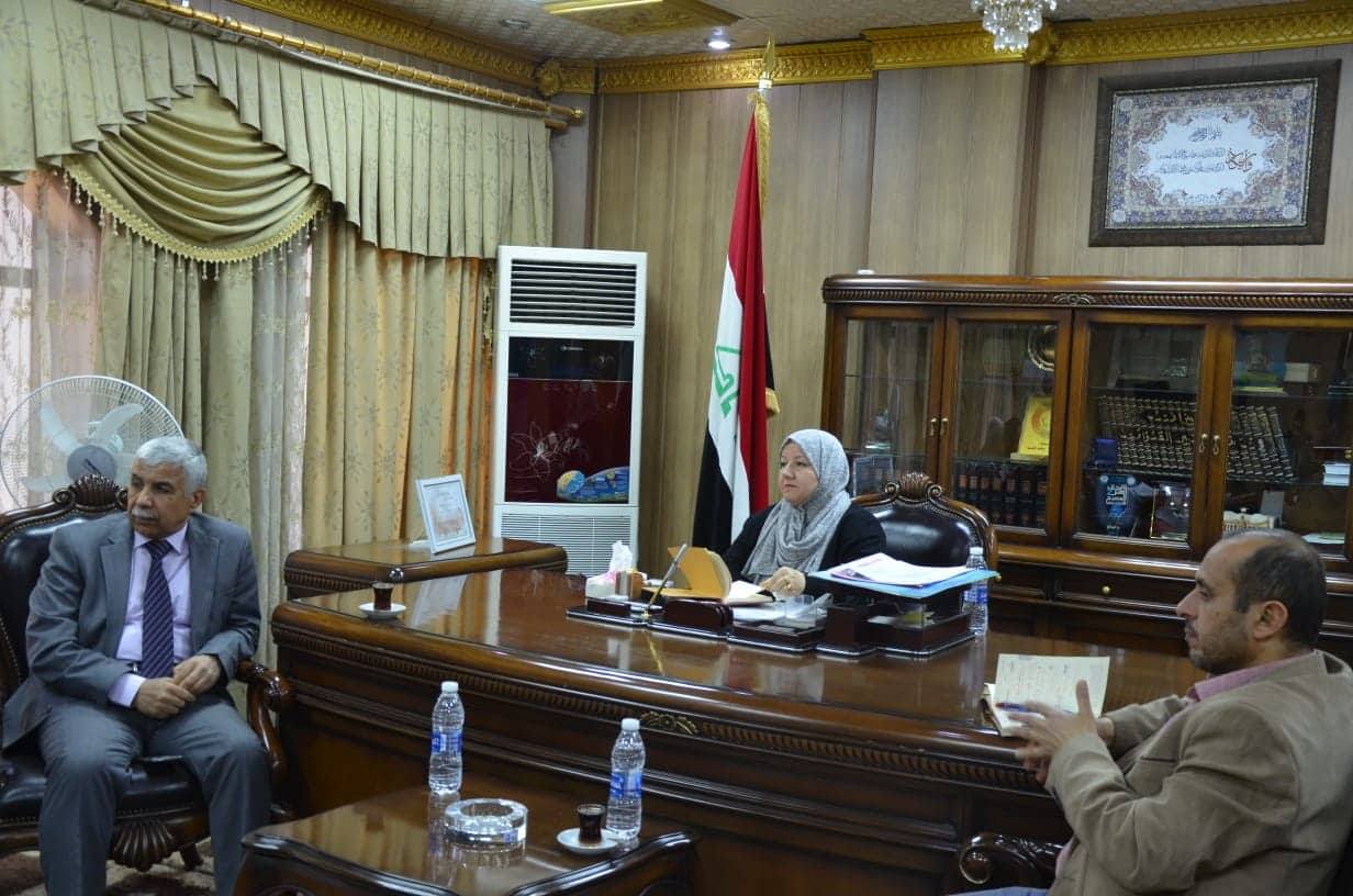 جامعة القادسية تبحث مع المنظمة الدولي للتعاون الألماني الدولي(GIZ) كيفية تطوير القطاع الخاص وتوفير فرص عمل للشباب