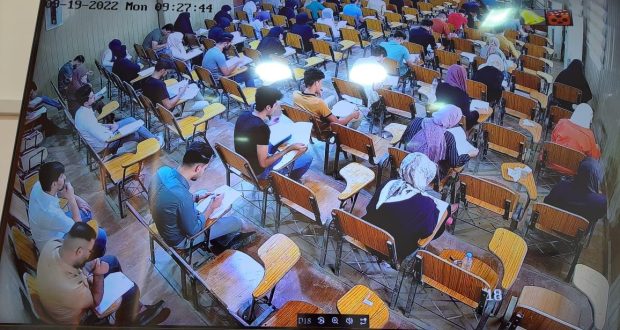 كلية الصيدلة في جامعة القادسية تراقب اداء امتحانات الدور الثاني عبر منظومة الكاميرات الذكية